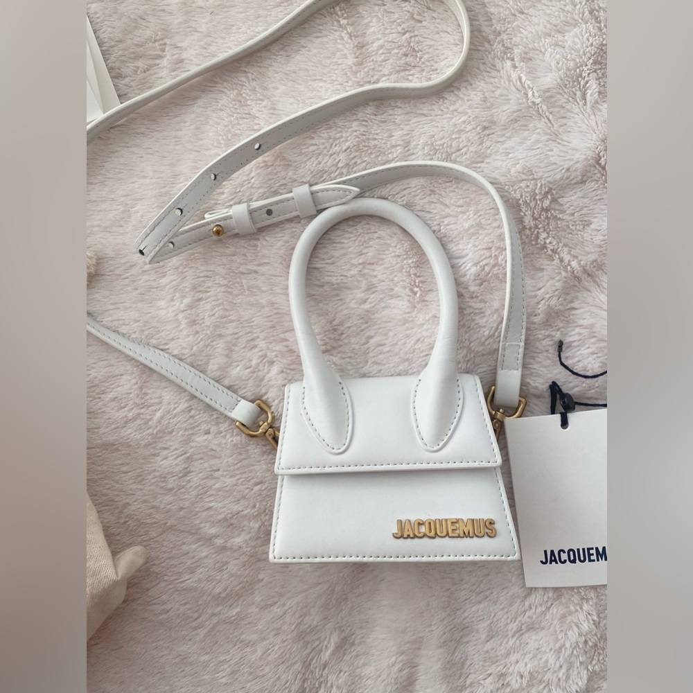 JACQUEMUS White 'Le Chiquito' Bag